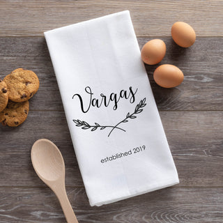 Family Name Tea Towel