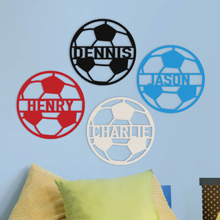 Personalized Soccer Ball Wood Plaque