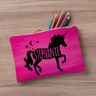 Unicorn Large Zipper Pouch