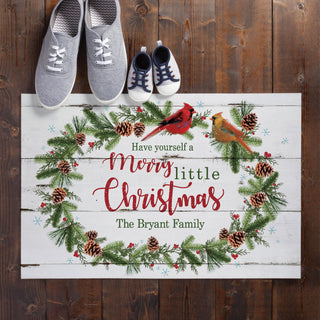 A Merry Little Doormat - 18x27 Inch, 1/8" Thin