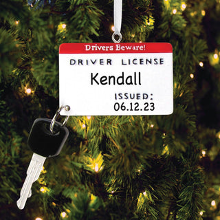 Drivers Beware! Personalized Ornament