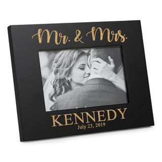 Mr. & Mrs. Black Picture Frame