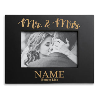 Mr. & Mrs. Black Picture Frame
