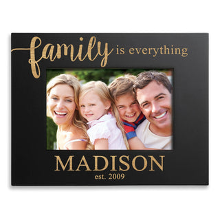 Family is Everything Black Picture Frame