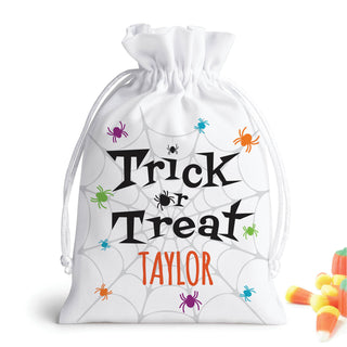 Trick or Treat Drawstring Gift Pouch