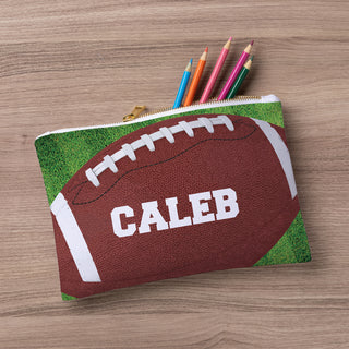 Football Personalized Zipper Pouch