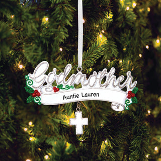 Godmother Personalized Ornament