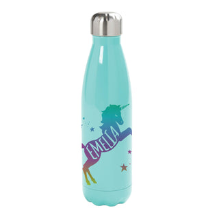 Personalized Unicorn Aqua Stainless Steel Water Bottle