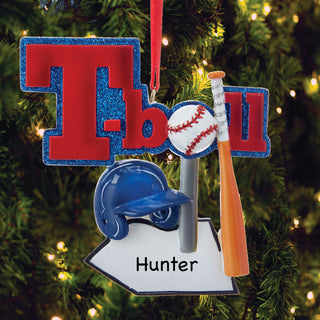 T-Ball Personalized Ornament