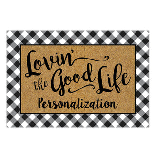 Lovin The Good Life Doormat - 18x27 Inch, 1/8" Thin