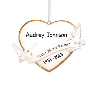 In Our Hearts Forever Memorial Ornament
