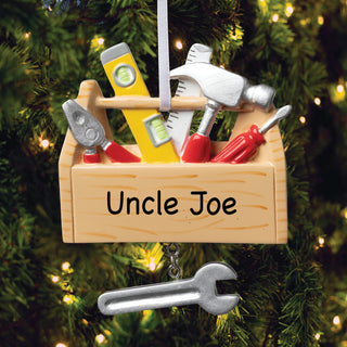 Tool Chest Personalized Ornament