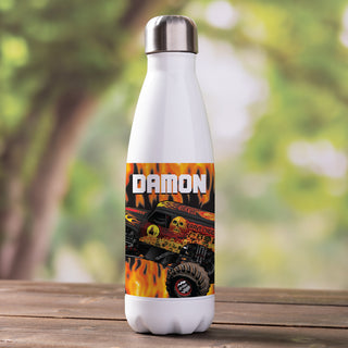 Monster Jam Fire Grave Digger Water Bottle