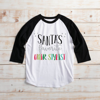Santa's Favorite Hair Stylist Sports Jersey