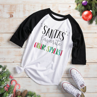 Santa's Favorite Hair Stylist Sports Jersey