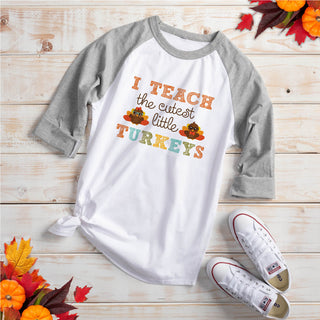 I Teach the Cutest Little Turkeys Sports Jersey