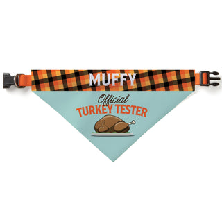 Official Turkey Tester Personalized Pet Bandana