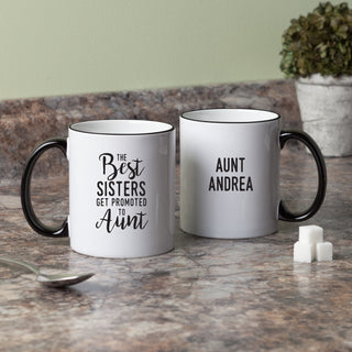 Best Sisters Personalized Black Handle Coffee Mug - 11 oz.