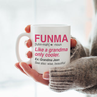 Funma Personalized White Coffee Mug - 11 oz.