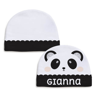 Panda Personalized Fleece Beanie