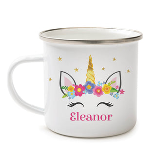 Unicorn Horn Personalized Camp Mug - 11 oz.