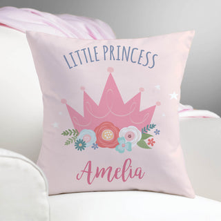 Little Princess Personalized Throw Pillow