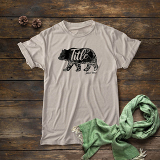 Floral Bear Personalized T-Shirt