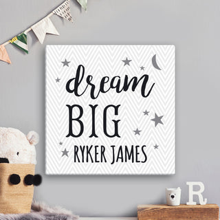 Dream Big Personalized 16x16 Canvas