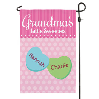 Grandma's Little Sweeties Personalized Garden Flag