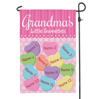 Grandma's Little Sweeties Personalized Garden Flag