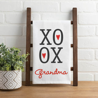 XOXO tea towel