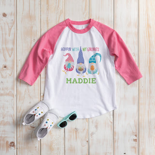 Hoppin' With My Gnomies Personalized Youth Sports Jersey