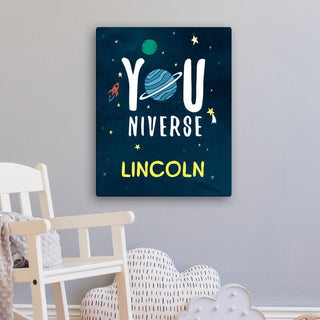 Center of the Universe Personalized 16x20 Canvas
