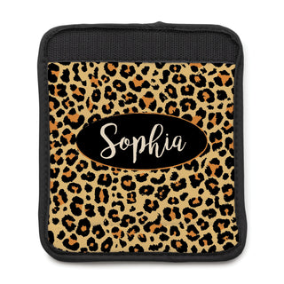 Leopard Pattern Personalized Luggage Handle Wrap