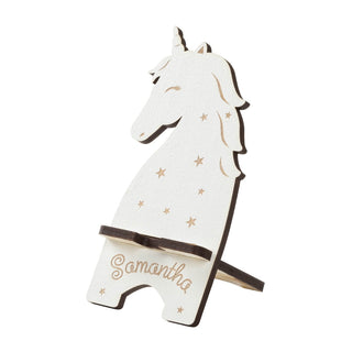 Starry Unicorn Personalized Phone Stand