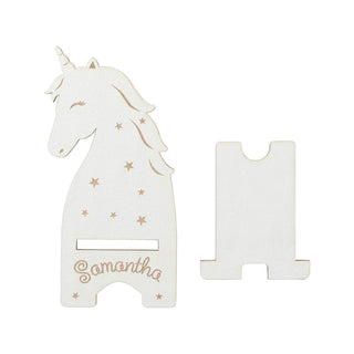 Starry Unicorn Personalized Phone Stand