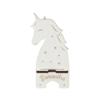 Starry Unicorn Personalized Phone Stand