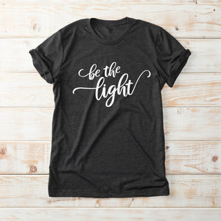 Be the Light Ladies' Black T-Shirt