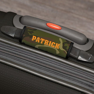 Camo Personalized Luggage Handle Wrap