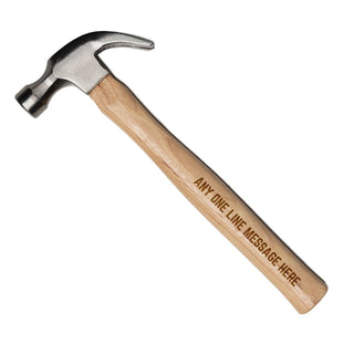 Hammer with Personalized Wood Handle