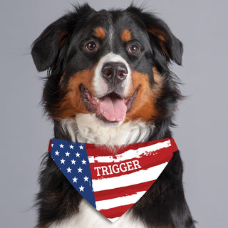 Personalized Americana Pet Bandana