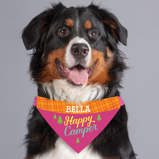 Happy Camper Personalized Pet Bandana