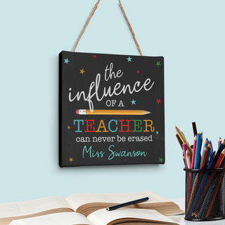 Influence of a Teacher Personalized 8x8 Canvas