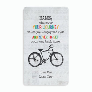 Graduation Journey Personalized Wallet Card