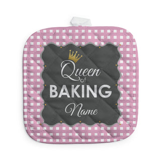 Queen of Baking Personalized Pot Holder