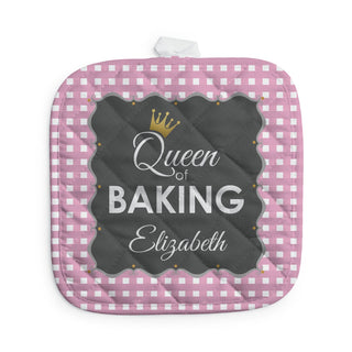 Queen of Baking Personalized Pot Holder