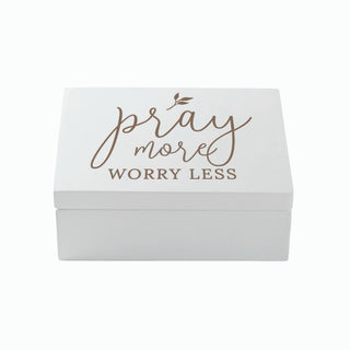 Pray More Worry Less Prayer Box