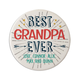 Best Ever Personalized Round Desk Coaster