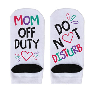 Do Not Disturb Mom Off Duty No-Show Socks