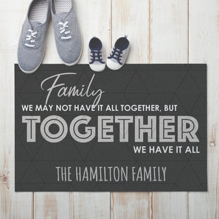 Together we have it all Doormat - 18x27 Inch, 1/8" Thin
